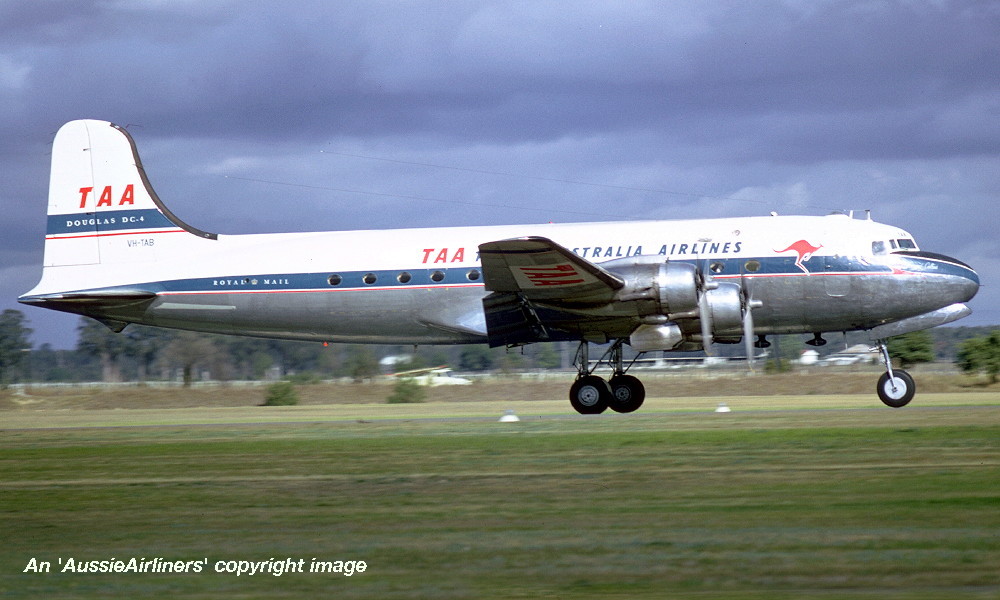 VH-TAB Douglas DC-4-1009