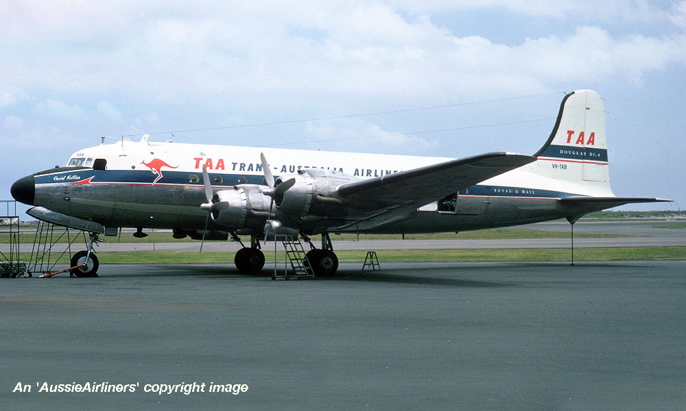 VH-TAB Douglas DC-4-1009